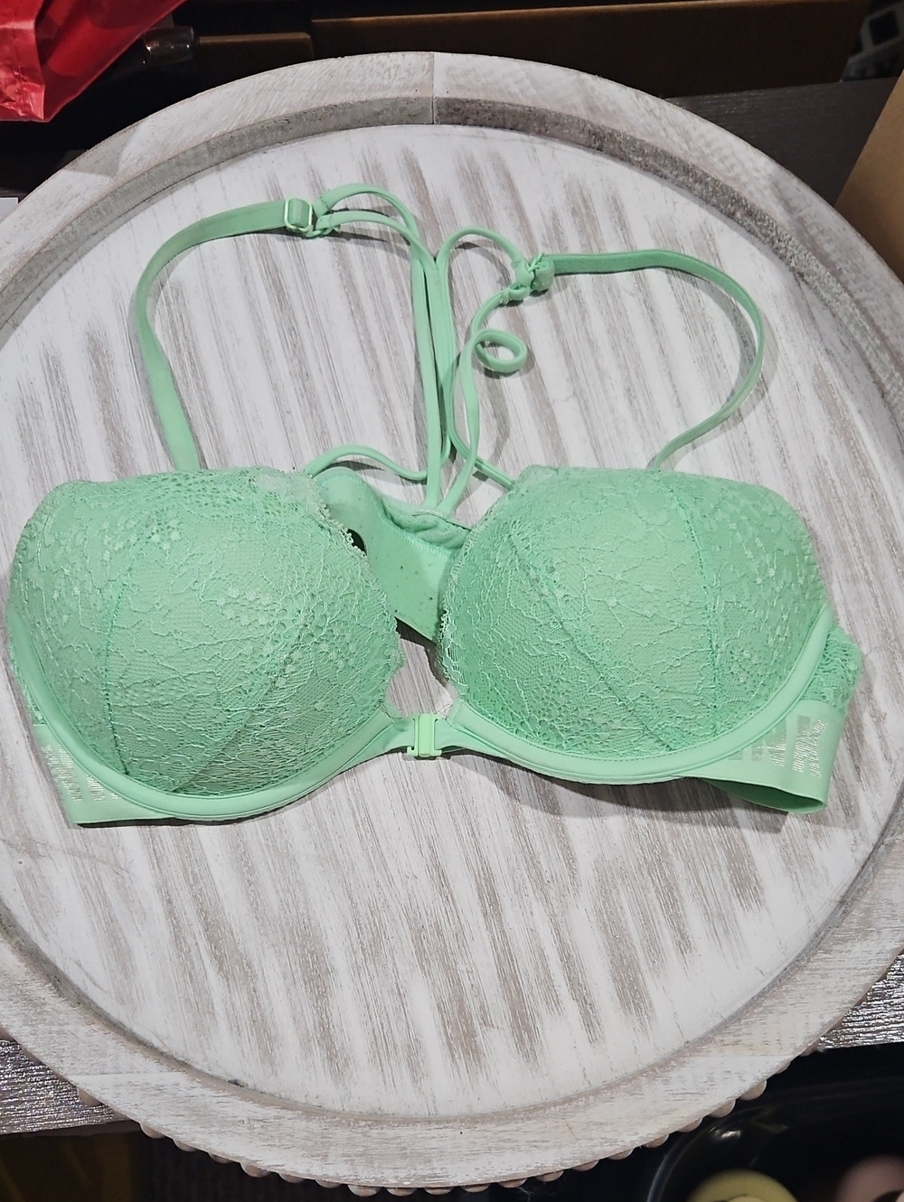 PINK Victoria's Secret Lace Push-Up Bra